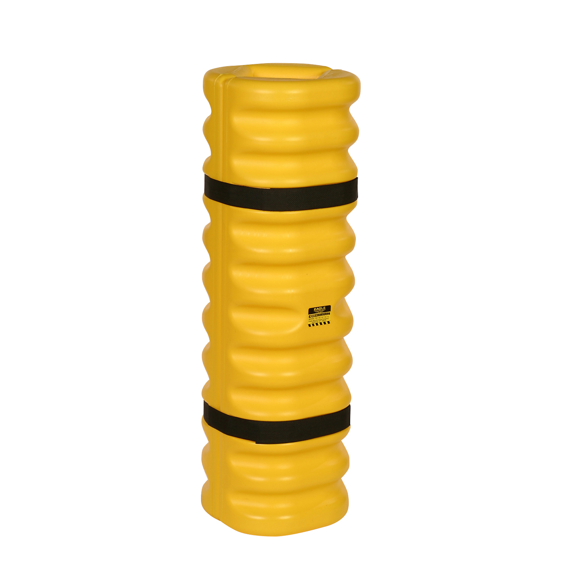 Eagle Column Protector — Fits 4-6in. Diamond/Square Columns, High-Density Polyethylene, Yellow, Model# 1704